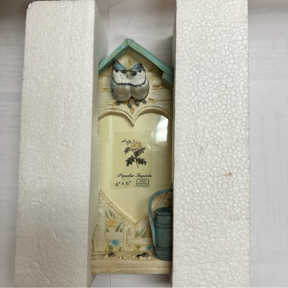 Nature’s Harmony Blue Jay picture frame 4x6 hand painted - Picture 7 of 9